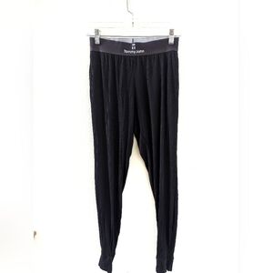 Tommy John Second Skin Lounge Joggers Pants Small Black